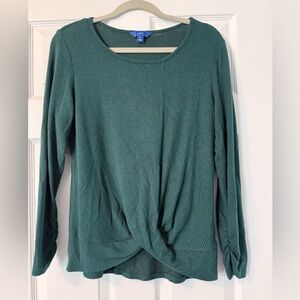 Apt. 9 Forest Green Knit Top